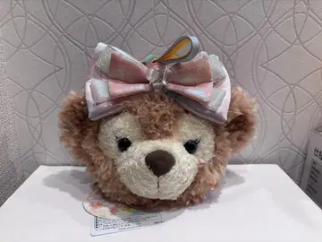 곰 봉제 인형 리본 포함