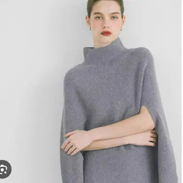 basement online 케이프 니트 그레이