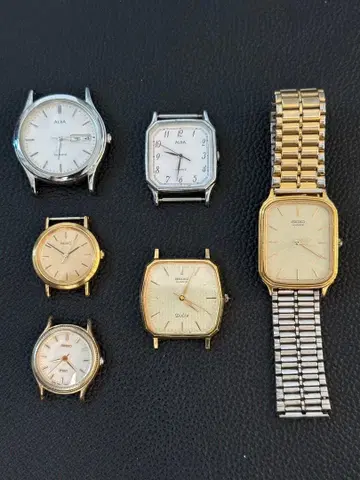 세이코 시계 세트 6점 묶음 판매.