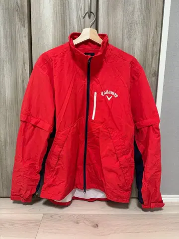 Callaway 골프 남성용 자켓 L 빨간색 아우터