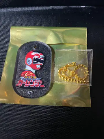 레드 레이서 아크릴 도그택 키링 카레인저 전 슈퍼 전대 전시회