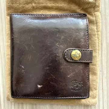 IL BISONTE 접이식 지갑 다크 브라운