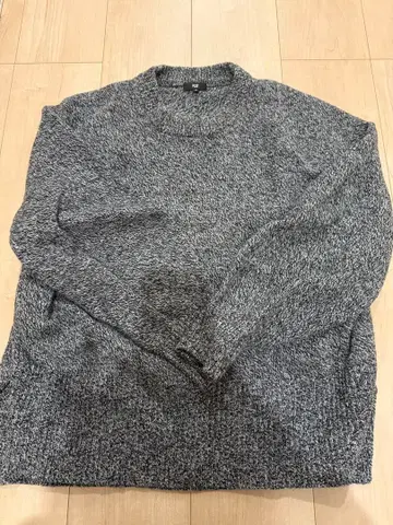 PLST 긴팔 니트 스웨터 M 그레이 계열
