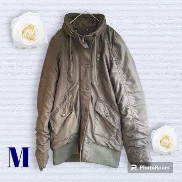 여성용 아우터 자켓 브라운 M 사이즈 후드 없음 소매 밴딩