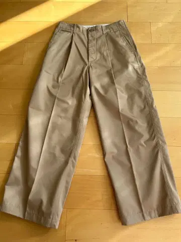 HYKE 와이드 팬츠 치노 팬츠 사이즈 5 베이지