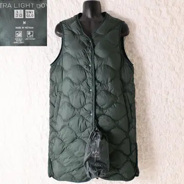P1 여성 M 울트라 라이트 다운 롱 베스트 0148