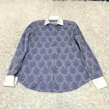 나라 나카미체 꽃무늬 셔츠 긴팔 클레릭