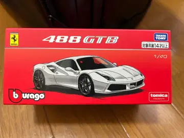 Bburago 488 GTB 화이트 1/43