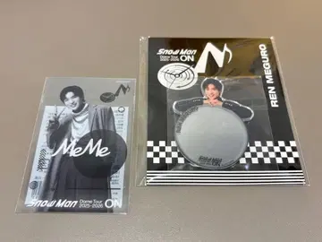 SnowMan ON 메구로 렌 클리어 스티커 미러 스티커