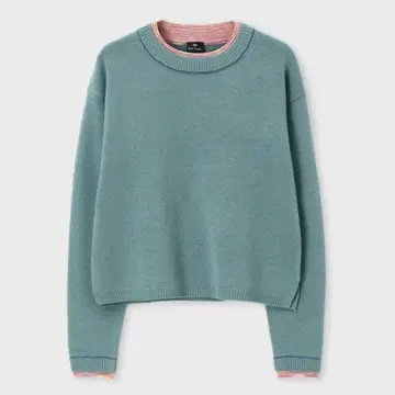 Paul Smith 우먼 아쿠아센트 컬러 니트