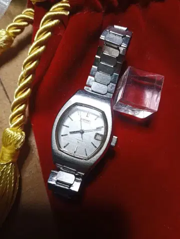 세이코 AUTOMATIC 자동 와인딩 시계 실버