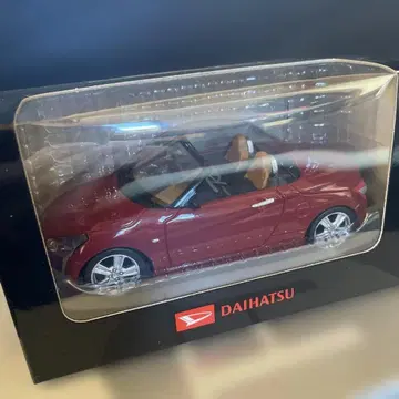 다이하츠 코펜 로브 미니카 빨간색 풀백카