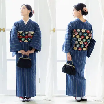 목화 기모노 워셔블 기모노 코몬 교토 기모노마치