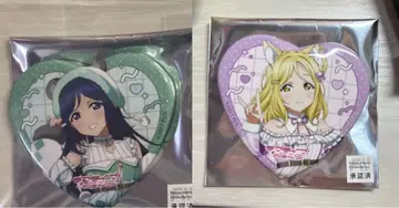 러브 라이브! 선샤인!! 소프맵 캔뱃지 오하라 마리 마츠우라 카난