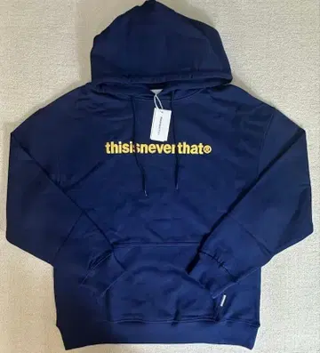 thisisneverthat 네이비 후드티 남녀 공용 S M L XL