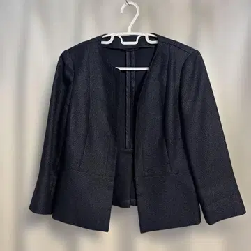 ANAYI 노카라 자켓 포멀 네이비