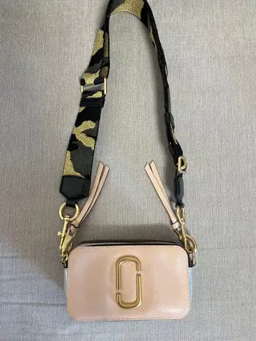 MARC JACOBS 숄더백 핑크 실버 숄더 카모플라주 패턴