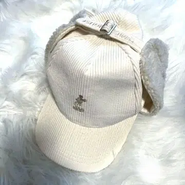 디즈니 미키 플라이트 캡 코듀로이/보아 모자