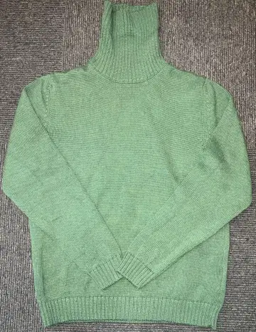 [새상품급] ZANONE 5G 터틀넥 니트 스웨터 카키 M 사이즈