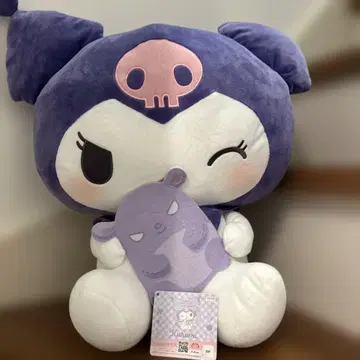 쿠로미 초초 BIG 봉제 인형 바쿠 안아주기