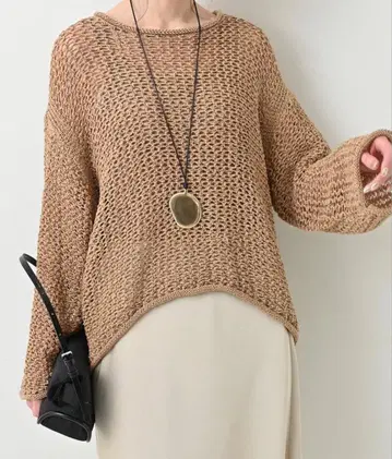 로건 slobe 별주 메쉬 풀오버