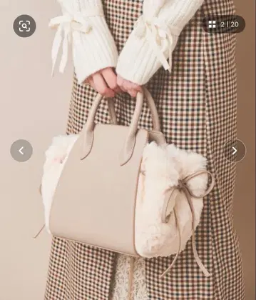 31 Sons de mode 리본 퍼 숄더백