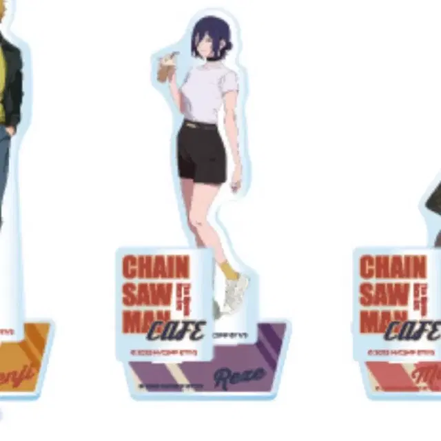 체인소맨 레제 카페 콜라보 아크릴 스탠드