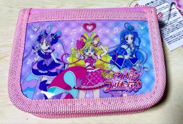 너와 아이돌 프리큐어 키즈 라운드 지갑 핑크