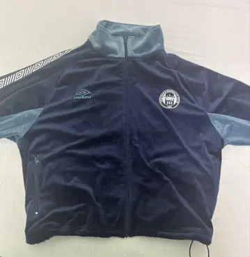 UMBRO 네이비 벨로아 트랙 자켓