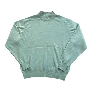 새상품급 발렌티노 캐시미어 하이넥 스웨터 민트 그린