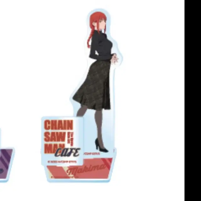 체인소맨 마키마 카페 콜라보 아크릴 스탠드