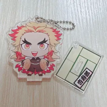 귀멸의 칼날 세가 콜라보 카페 아크릴 키링 타이야키 렌고쿠 쿄쥬로