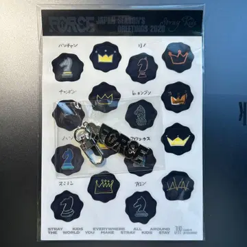 스키즈 시즌 그리팅스 FORCE 키링 스티커 straykids