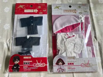 [ 미사용 미개봉품 ] 넨도로이드돌 의상 하오리하카마 + 시로무쿠 세트