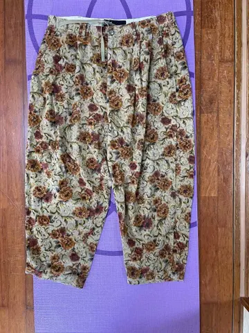 FAT 꽃무늬 와이드 팬츠 연내 한정 판매