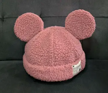 미키마우스 귀 달린 보아 모자