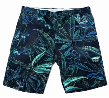 APPLEBUM 잎 줄기 프린트 숏팬츠