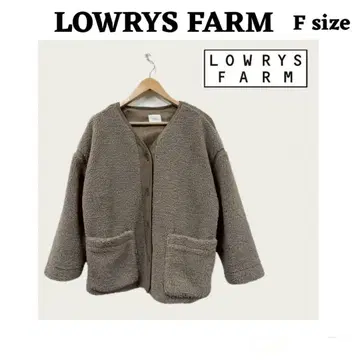 LOWRYS FARM 보아 자켓 F 사이즈 푸들 자켓