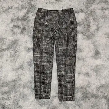 23구 스트레이트 팬츠 글렌체크 테이퍼드 팬츠 슬랙스 38 m