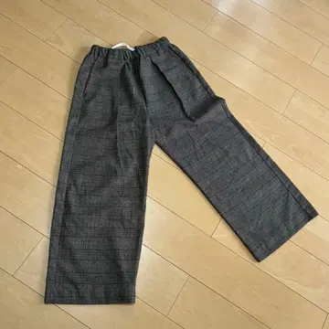 calen h. 카렌 아쉬 체크 와이드 팬츠