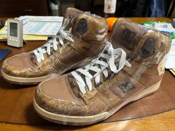 한정품! dc shoecous 브라운 하이컷 스니커즈