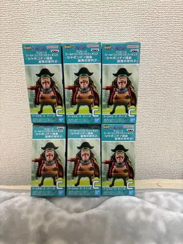 원피스 월드 컬렉터블 피규어 최악의 세대 블랙 수염 6체 세트