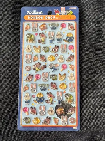 봉봉 드롭 씰 미니 주토피아