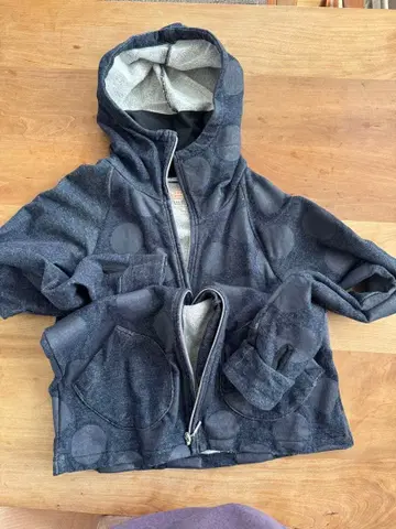 SOU SOU 도트 무늬 후드티 XS