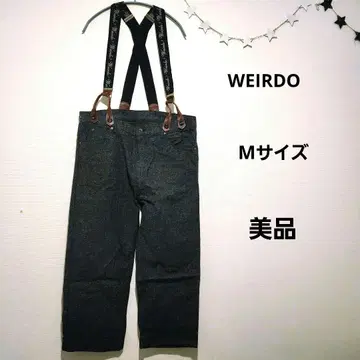 WEIRDO 서스펜더 부착 서커스 팬츠 M 사이즈