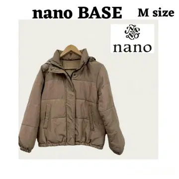 nano BASE 베이지 다운 자켓 M 사이즈 충전솜 다운