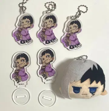 Dr.STONE DAISO 아사기리 겐 6종 세트