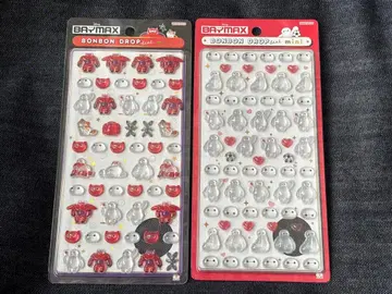 모자 꽁지 드롭 씰 미니 베이맥스 2 - 세트