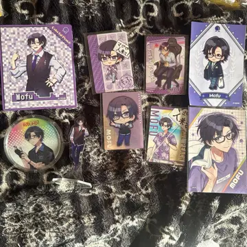 컬러풀 피치 모후쿤 MOFU 아크릴 스탠드 카드 세트