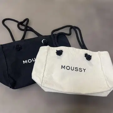 MOUSSY (마우지) 로고 토트백